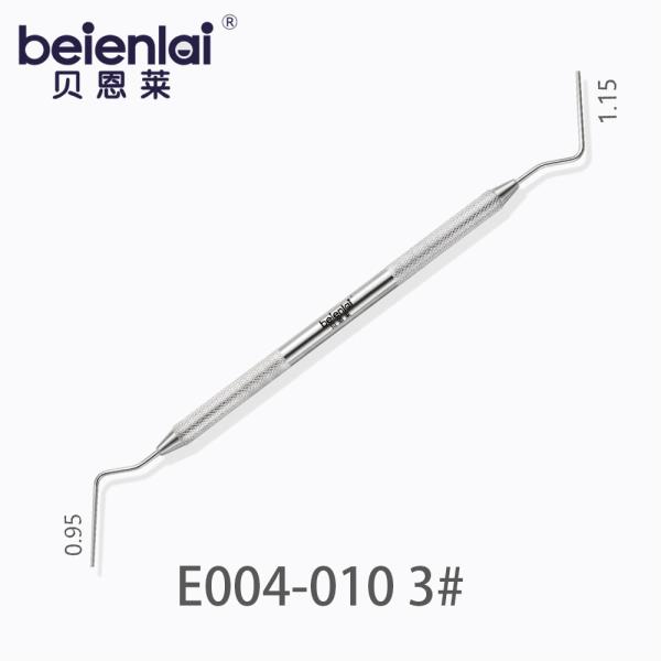 Benlai Root Canal Plugger E004-010 SXS 3#, Double End φ5.5 Solid Round Handle, Vertical Condenser Tips 0.95/1.15